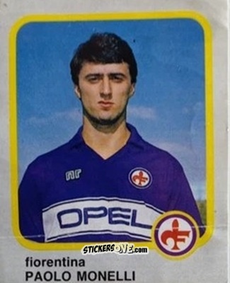 Figurina Paolo Monelli - Calcio Flash 1986 n. 88 - Edizioni Flash