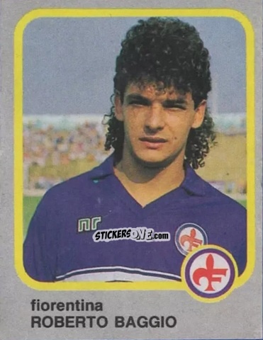 Figurina Roberto Baggio - Calcio Flash 1986 n. 90 - Edizioni Flash