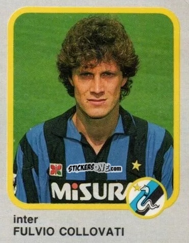 Cromo Fulvio Collovati - Calcio Flash 1986 n. 96 - Edizioni Flash