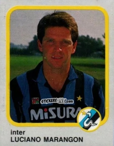 Cromo Luciano Marangon - Calcio Flash 1986 n. 98 - Edizioni Flash