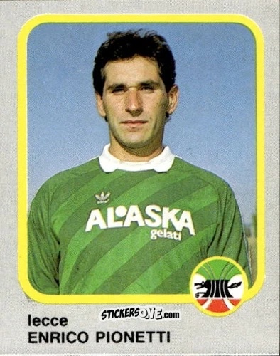 Figurina Enrico Pionetti - Calcio Flash 1986 n. 130 - Edizioni Flash