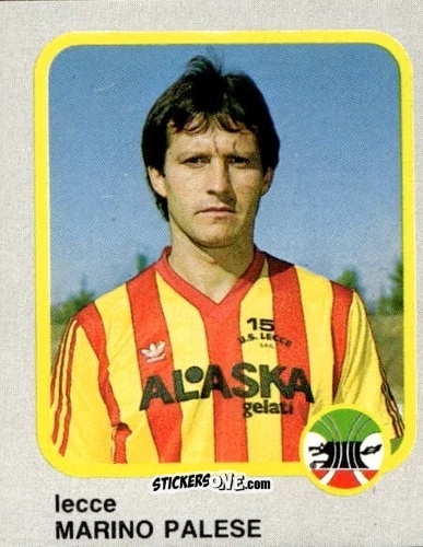 Figurina Marino Palese - Calcio Flash 1986 n. 139 - Edizioni Flash