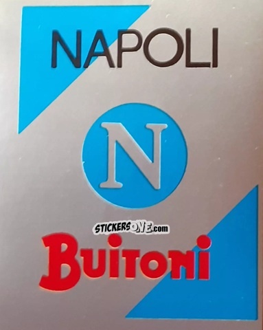 Figurina Scudetto Napoli - Calcio Flash 1986 n. SC10 - Edizioni Flash
