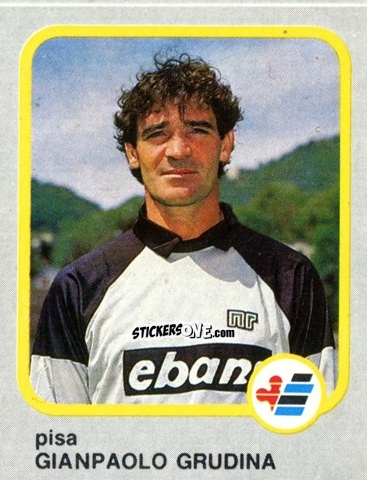 Cromo Gianpaolo Grudina - Calcio Flash 1986 n. 184 - Edizioni Flash