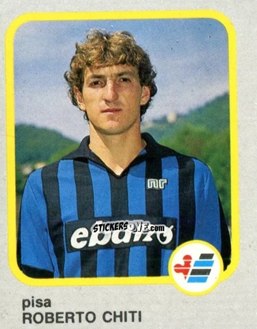 Cromo Roberto Chiti - Calcio Flash 1986 n. 190 - Edizioni Flash
