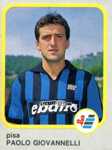 Cromo Paolo Giovannelli - Calcio Flash 1986 n. 194 - Edizioni Flash