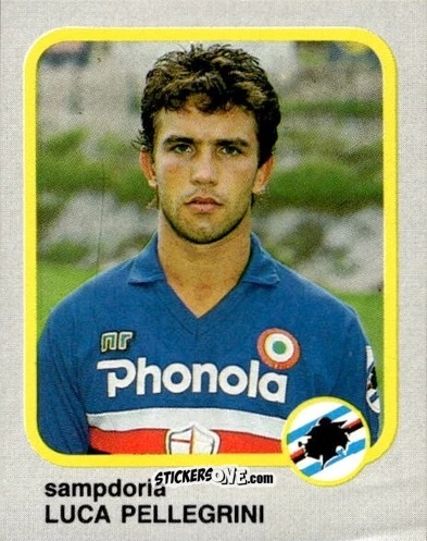 Figurina Luca Pellegrini - Calcio Flash 1986 n. 223 - Edizioni Flash