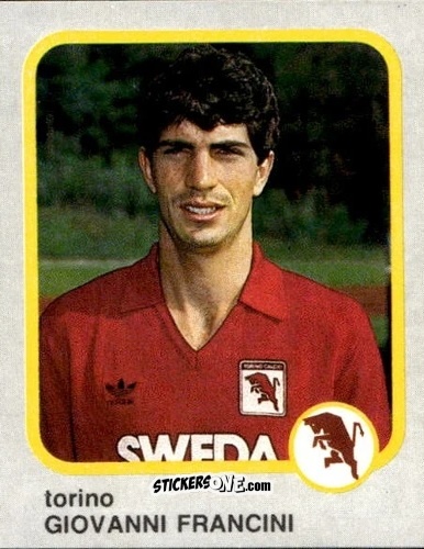Sticker Giovanni Francini - Calcio Flash 1986 n. 242 - Edizioni Flash