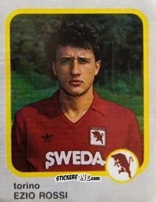 Sticker Ezio Rossi - Calcio Flash 1986 n. 243 - Edizioni Flash