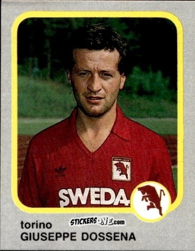 Figurina Giuseppe Dossena - Calcio Flash 1986 n. 248 - Edizioni Flash