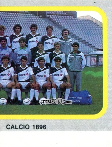 Cromo Squadra Udinese (puzzle 2) - Calcio Flash 1986 n. 254 - Edizioni Flash