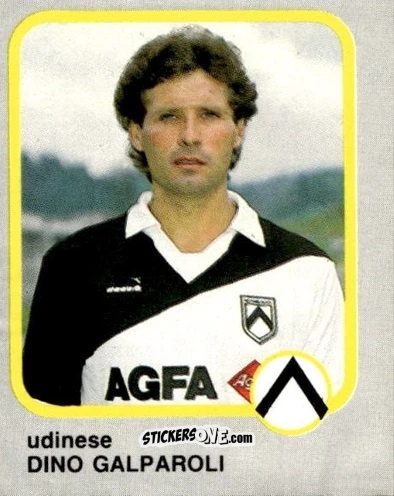 Cromo Dino Galparoli - Calcio Flash 1986 n. 257 - Edizioni Flash