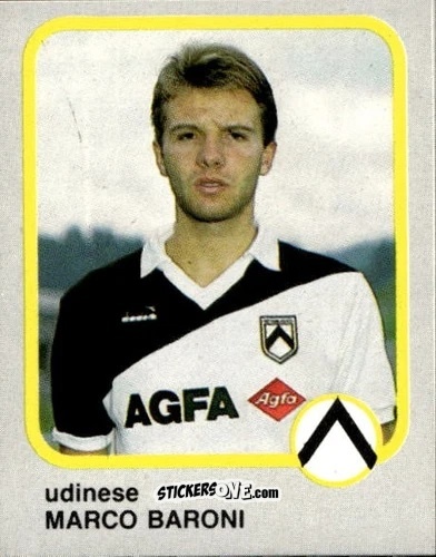 Figurina Marco Baroni - Calcio Flash 1986 n. 259 - Edizioni Flash