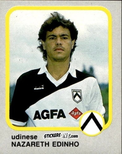 Sticker Nazareth Edinho - Calcio Flash 1986 n. 260 - Edizioni Flash