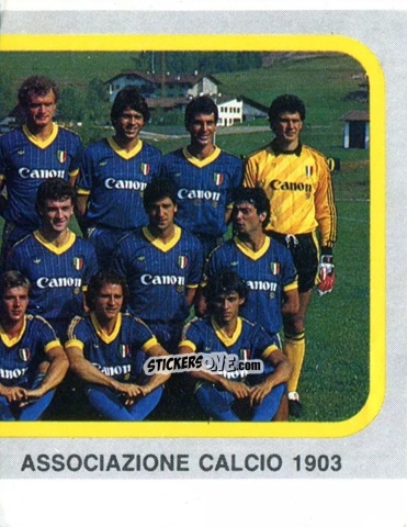 Cromo Squadra Verona (puzzle 2) - Calcio Flash 1986 n. 272 - Edizioni Flash