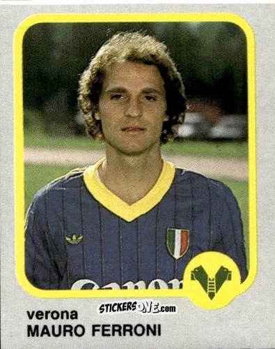 Sticker Mauro Ferroni - Calcio Flash 1986 n. 275 - Edizioni Flash