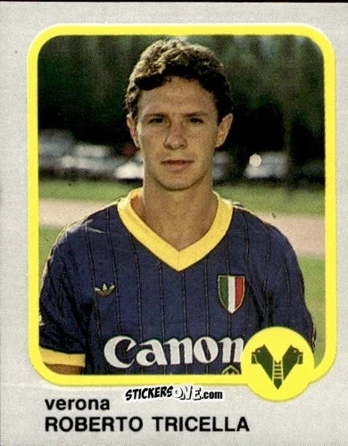 Sticker Roberto Tricella - Calcio Flash 1986 n. 279 - Edizioni Flash
