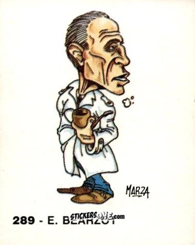 Sticker E. Bearzot - Calcio Flash 1986 n. 289 - Edizioni Flash