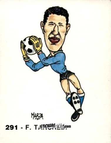 Sticker F. Tancredi - Calcio Flash 1986 n. 291 - Edizioni Flash