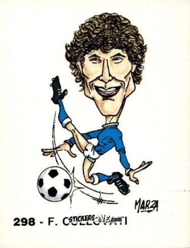 Cromo F. Collovatti - Calcio Flash 1986 n. 298 - Edizioni Flash