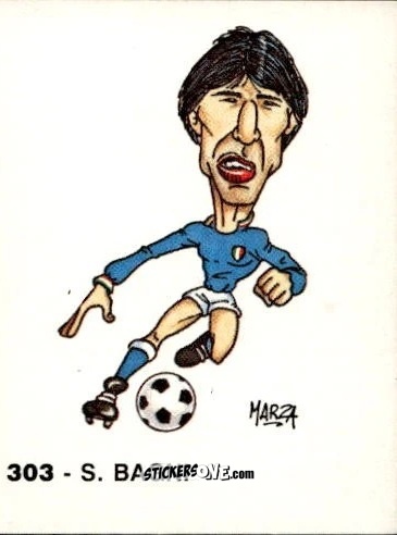 Figurina S. Bagni - Calcio Flash 1986 n. 303 - Edizioni Flash