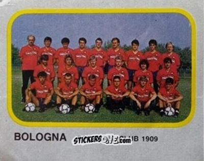 Figurina Squadra Bologna - Calcio Flash 1986 n. 327 - Edizioni Flash