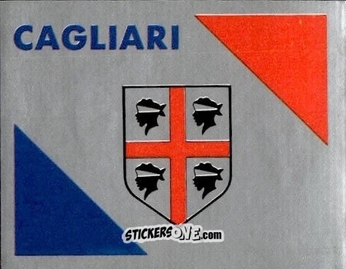 Figurina Scudetto Cagliari - Calcio Flash 1986 n. SC22 - Edizioni Flash