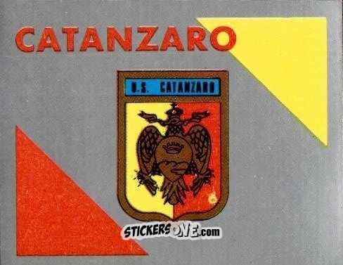 Sticker Scudetto Catanzaro - Calcio Flash 1986 n. SC25 - Edizioni Flash