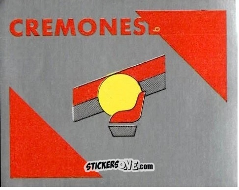Figurina Scudetto Cremonese - Calcio Flash 1986 n. SC27 - Edizioni Flash