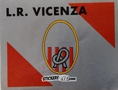 Cromo Scudetto L.R. Vicenza - Calcio Flash 1986 n. SC30 - Edizioni Flash
