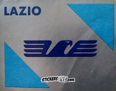 Sticker Scudetto Lazio - Calcio Flash 1986 n. SC31 - Edizioni Flash