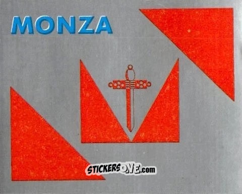Figurina Scudetto Monza - Calcio Flash 1986 n. SC32 - Edizioni Flash