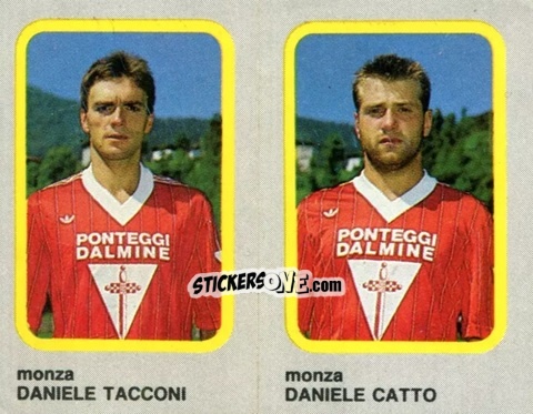 Cromo Daniele Tacconi / Daniele Catto - Calcio Flash 1986 n. 409 - Edizioni Flash
