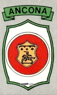 Figurina Scudetto Ancona - Calcio Flash 1986 n. SC38 - Edizioni Flash