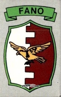 Cromo Scudetto Fano - Calcio Flash 1986 n. SC40 - Edizioni Flash