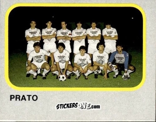 Figurina Squadra Prato - Calcio Flash 1986 n. 459 - Edizioni Flash