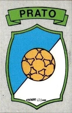 Sticker Scudetto Prato - Calcio Flash 1986 n. SC47 - Edizioni Flash