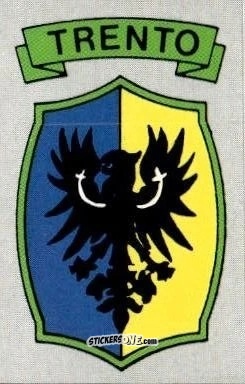 Sticker Scudetto Trento - Calcio Flash 1986 n. SC53 - Edizioni Flash