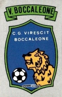 Sticker Scudetto V. Boccaleone - Calcio Flash 1986 n. SC55 - Edizioni Flash