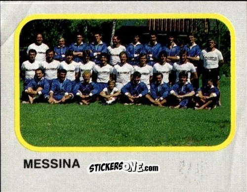 Figurina Squadra Messina - Calcio Flash 1986 n. 479 - Edizioni Flash