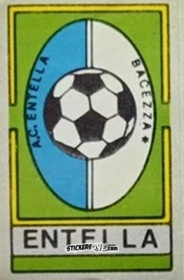 Sticker Scudetto Entella - Calcio Flash 1986 n. SC80 - Edizioni Flash