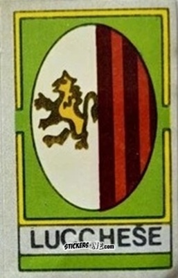 Cromo Scudetto Lucchese - Calcio Flash 1986 n. SC82 - Edizioni Flash