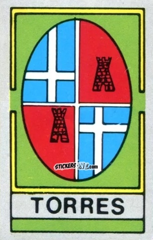 Sticker Scudetto Torres - Calcio Flash 1986 n. SC90 - Edizioni Flash