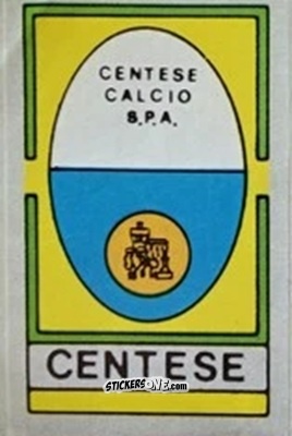 Sticker Scudetto Centese - Calcio Flash 1986 n. SC92 - Edizioni Flash