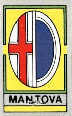 Sticker Scudetto Mantova - Calcio Flash 1986 n. SC96 - Edizioni Flash