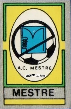 Cromo Scudetto Mestre - Calcio Flash 1986 n. SC97 - Edizioni Flash