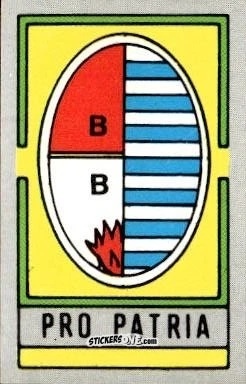 Figurina Scudetto Pro Patria - Calcio Flash 1986 n. SC106 - Edizioni Flash