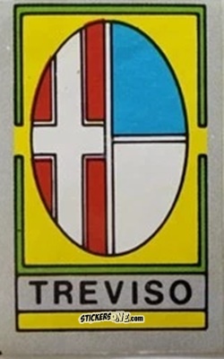 Cromo Scudetto Treviso - Calcio Flash 1986 n. SC108 - Edizioni Flash