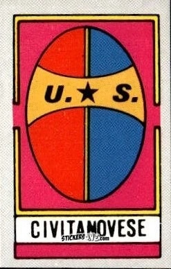 Sticker Scudetto Civitanovese - Calcio Flash 1986 n. SC113 - Edizioni Flash