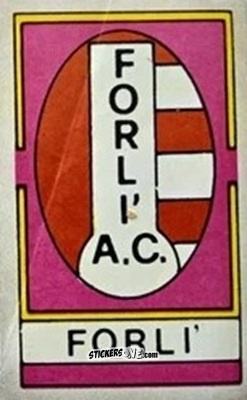 Cromo Scudetto Forli' - Calcio Flash 1986 n. SC116 - Edizioni Flash